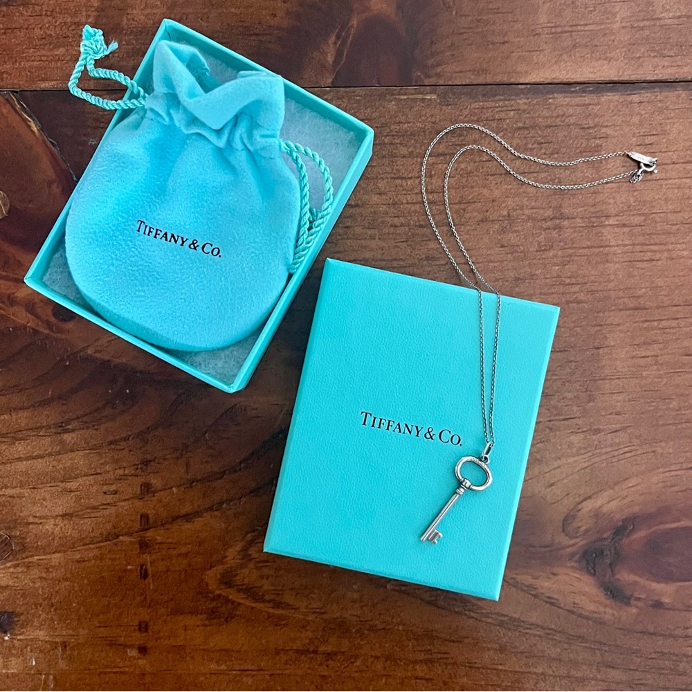 Tiffany & Co. Silver Key Necklace